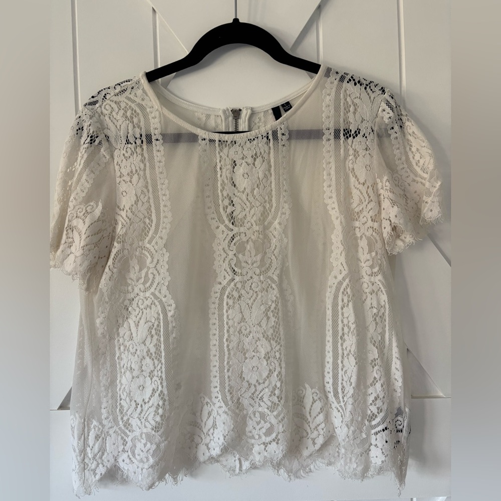 White Lace Top